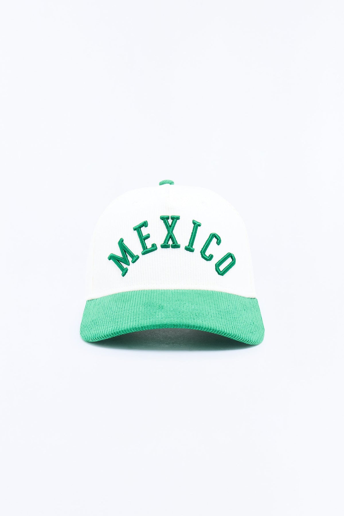 Mexico Corduroy Baseball Hat - White/combo image 1