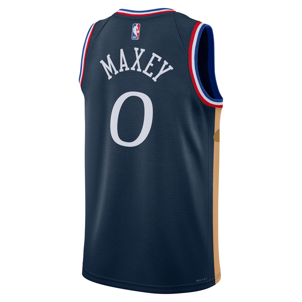 Philadelphia 76ers Nike 2025/26 City Edition Swingman Jersey - Navy - Tyrese Maxey - Unisex - Navy - image 4