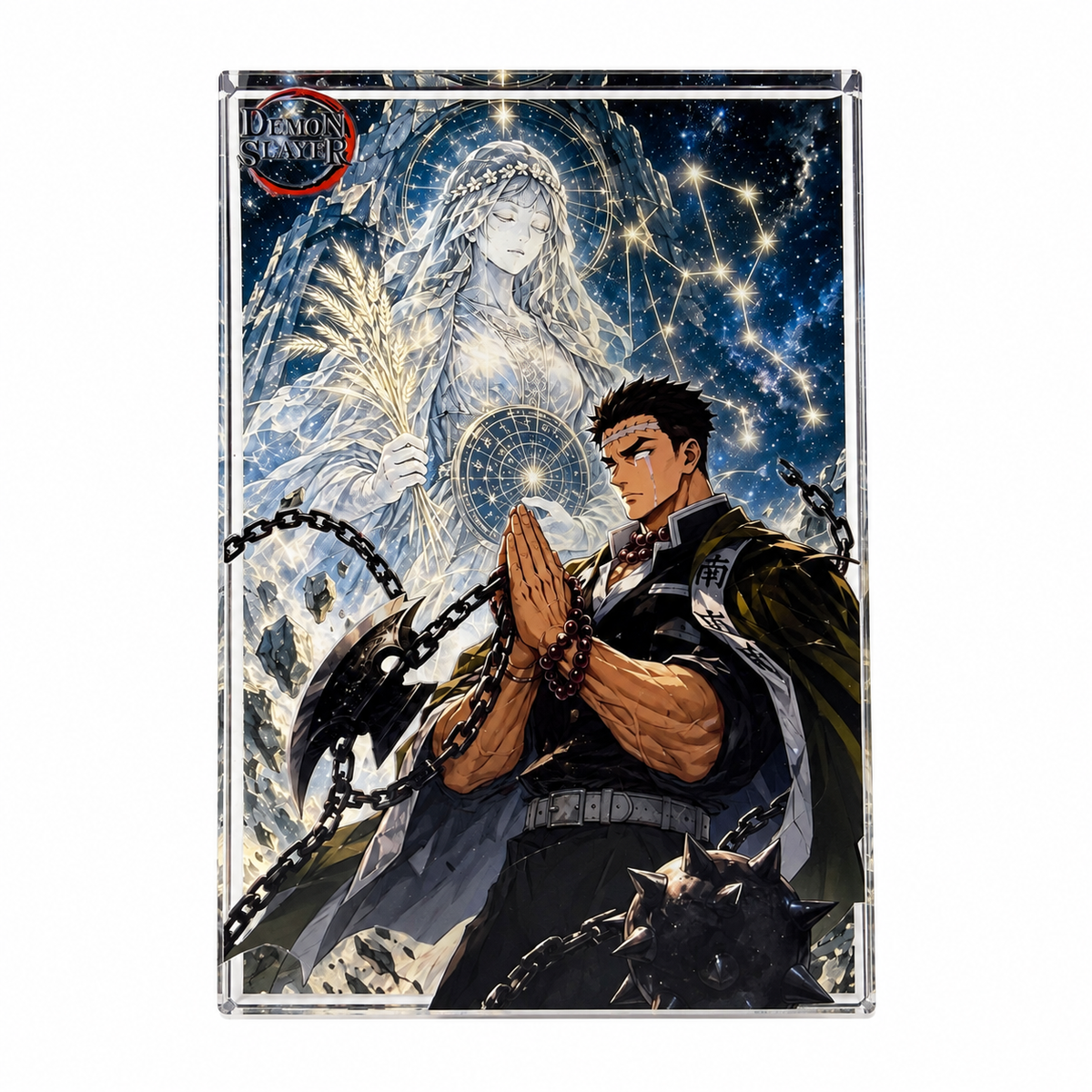 Demon Slayer Acrylic Crystal Card Brick Collectible