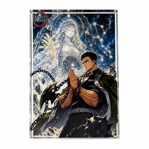 Demon Slayer Acrylic Crystal Card Brick Collectible