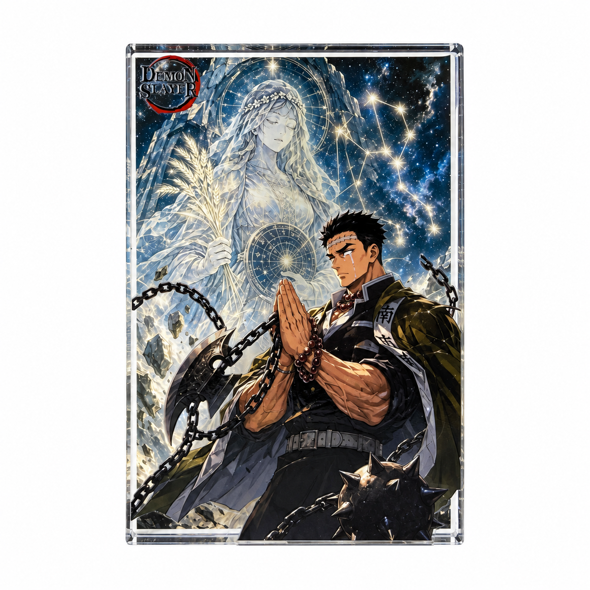 Demon Slayer Acrylic Crystal Card Brick Collectible