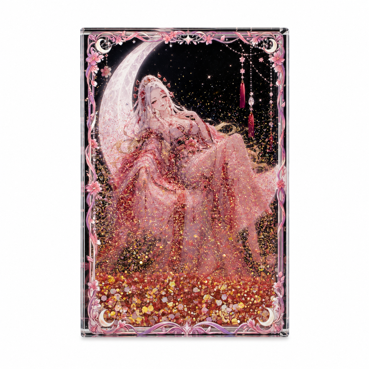 Demon Slayer Daki Acrylic Crystal Card Brick