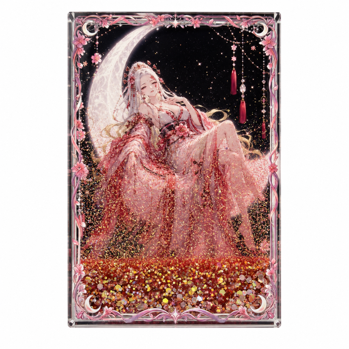 Demon Slayer Daki Acrylic Crystal Card Brick