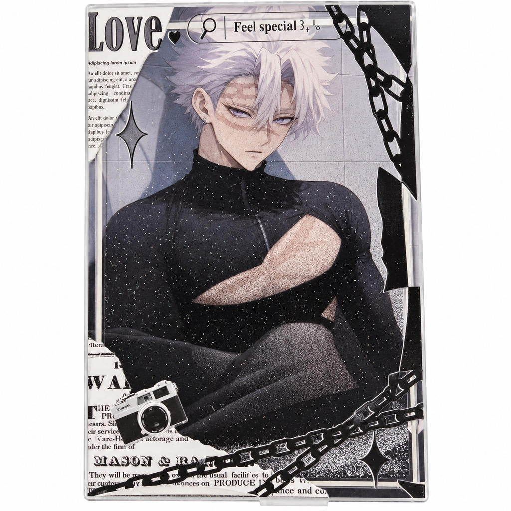 Satoru Gojo Anime Acrylic Crystal Card Brick