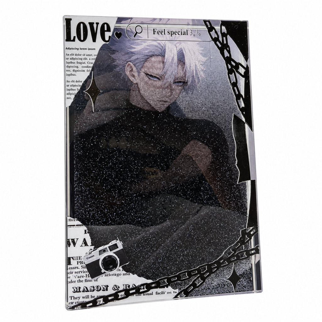 Satoru Gojo Anime Acrylic Crystal Card Brick