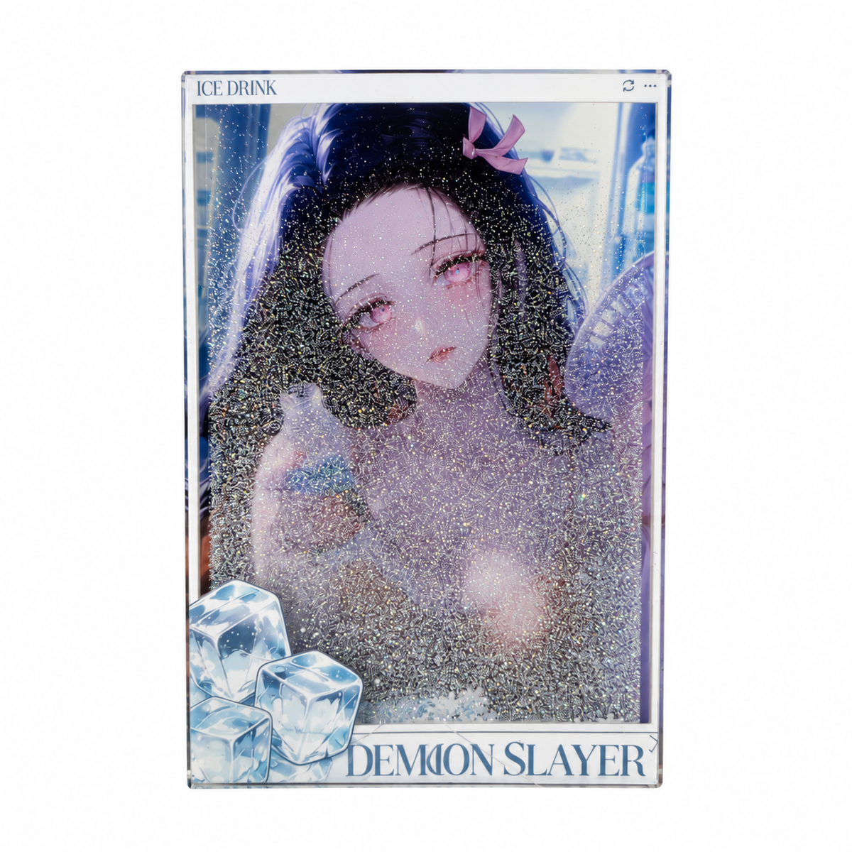 Demon Slayer Kanao Tsuyuri Acrylic Crystal Card Brick