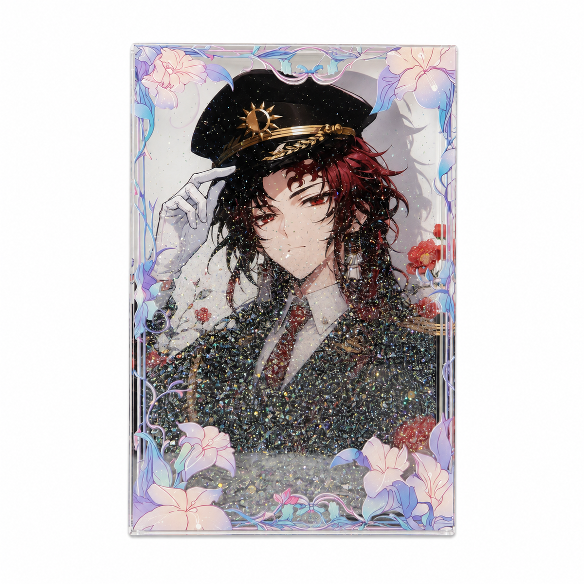 Demon Slayer Muzan Kibutsuji Acrylic Crystal Card Brick