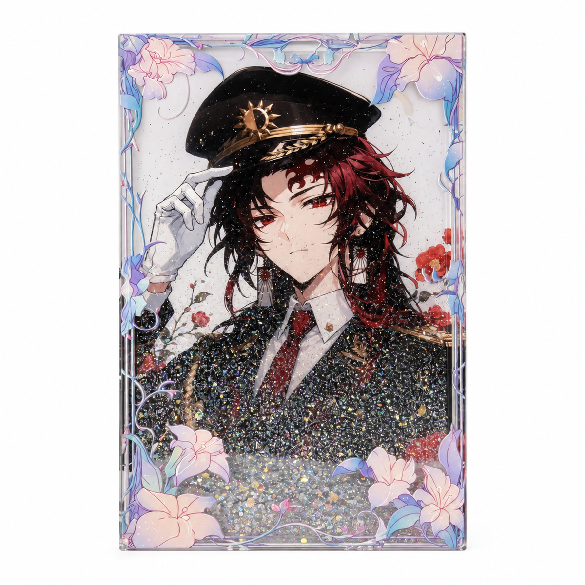Demon Slayer Muzan Kibutsuji Acrylic Crystal Card Brick