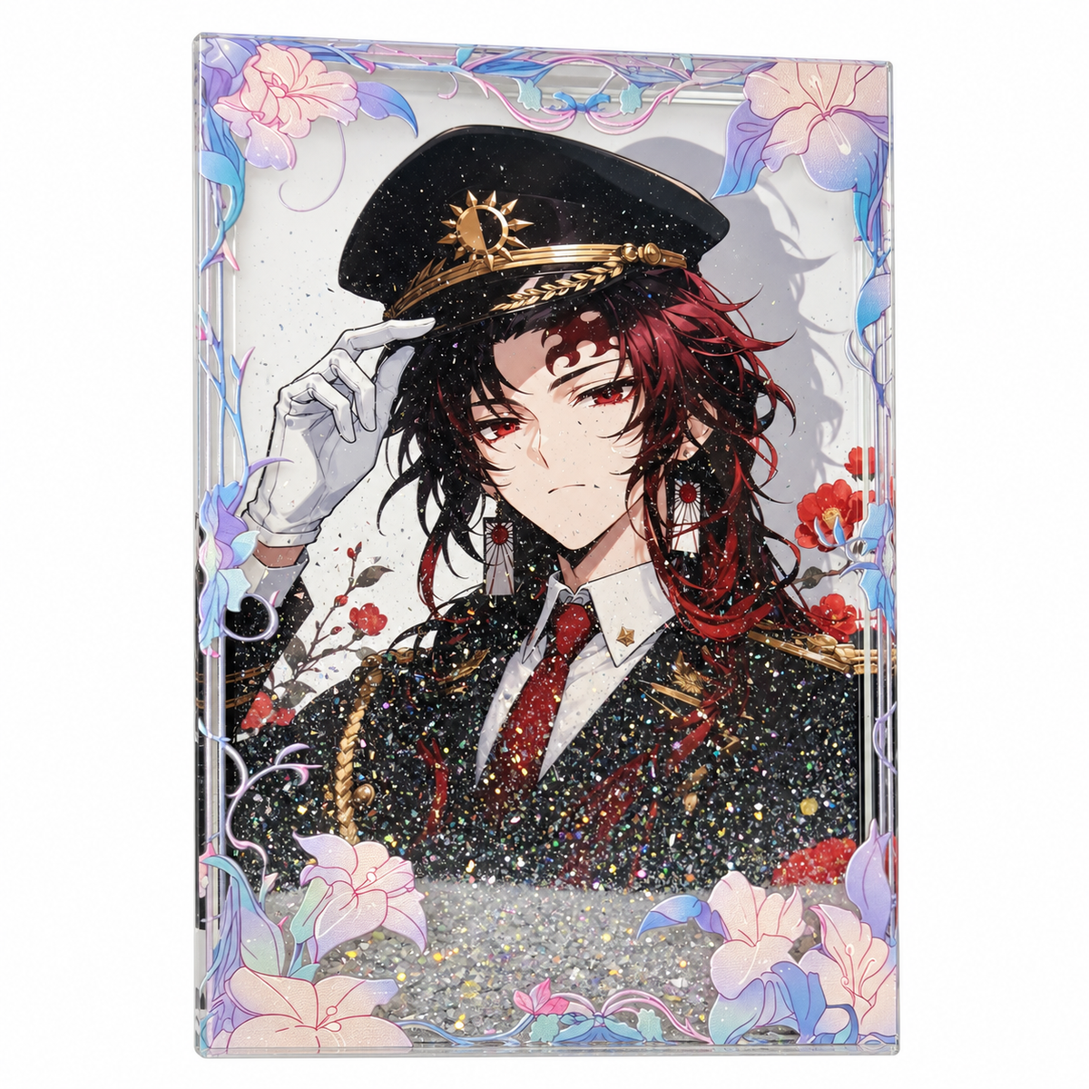 Demon Slayer Muzan Kibutsuji Acrylic Crystal Card Brick