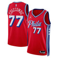 Philadelphia 76ers Jordan Brand Statement Edition Swingman Jersey - Red - VJ Edgecombe - Unisex - Red - image 1