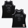 Philadelphia 76ers Mitchell & Ness Allen Iverson 1996 Contrast 2K Swingman Jersey - Black - Black - image 1