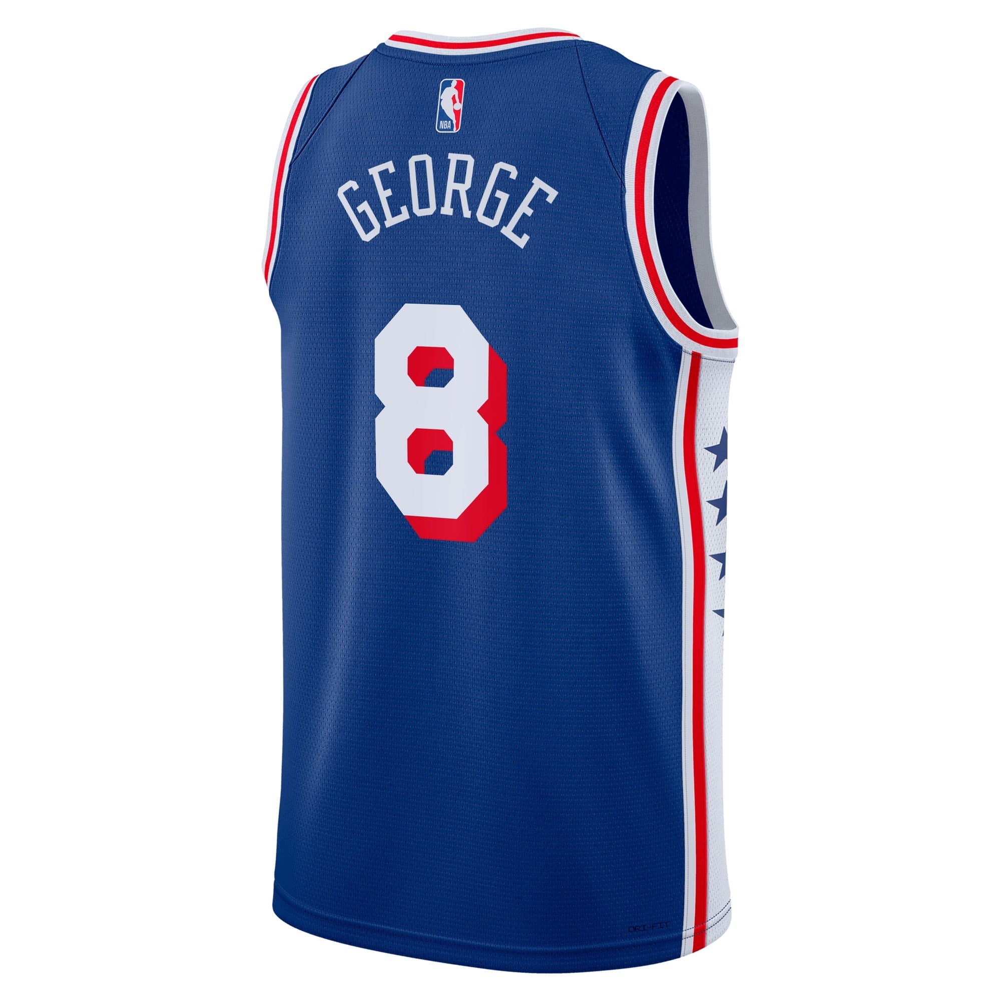 Philadelphia 76ers Nike Icon Edition Swingman Jersey - Royal - Paul George - Unisex - Royal - image 4
