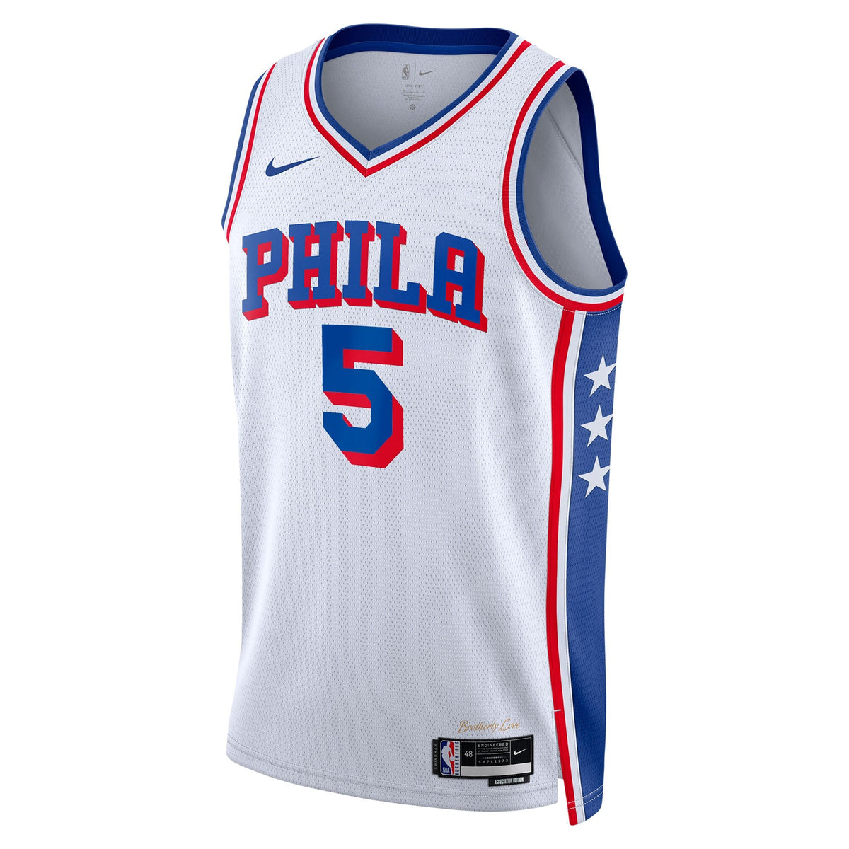 Philadelphia 76ers Nike Association Edition Swingman Jersey - White - Quentin Grimes - Unisex - White - image 3