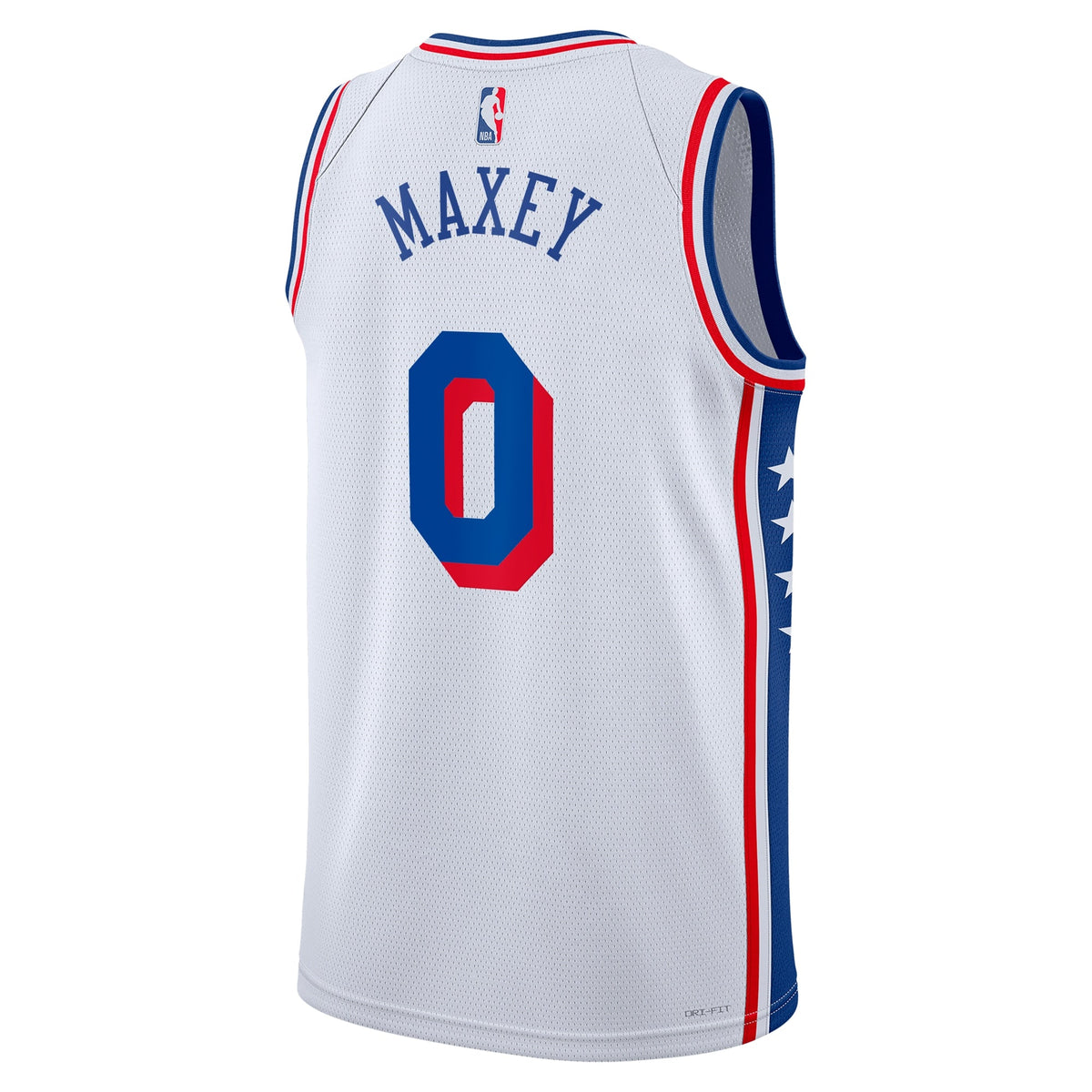 Philadelphia 76ers Nike Association Edition Swingman Jersey - White - Tyrese Maxey - Unisex - White - image 4