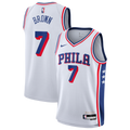 Philadelphia 76ers Nike Association Edition Swingman Jersey - White - Jaylen Brown - Youth - White - image 1