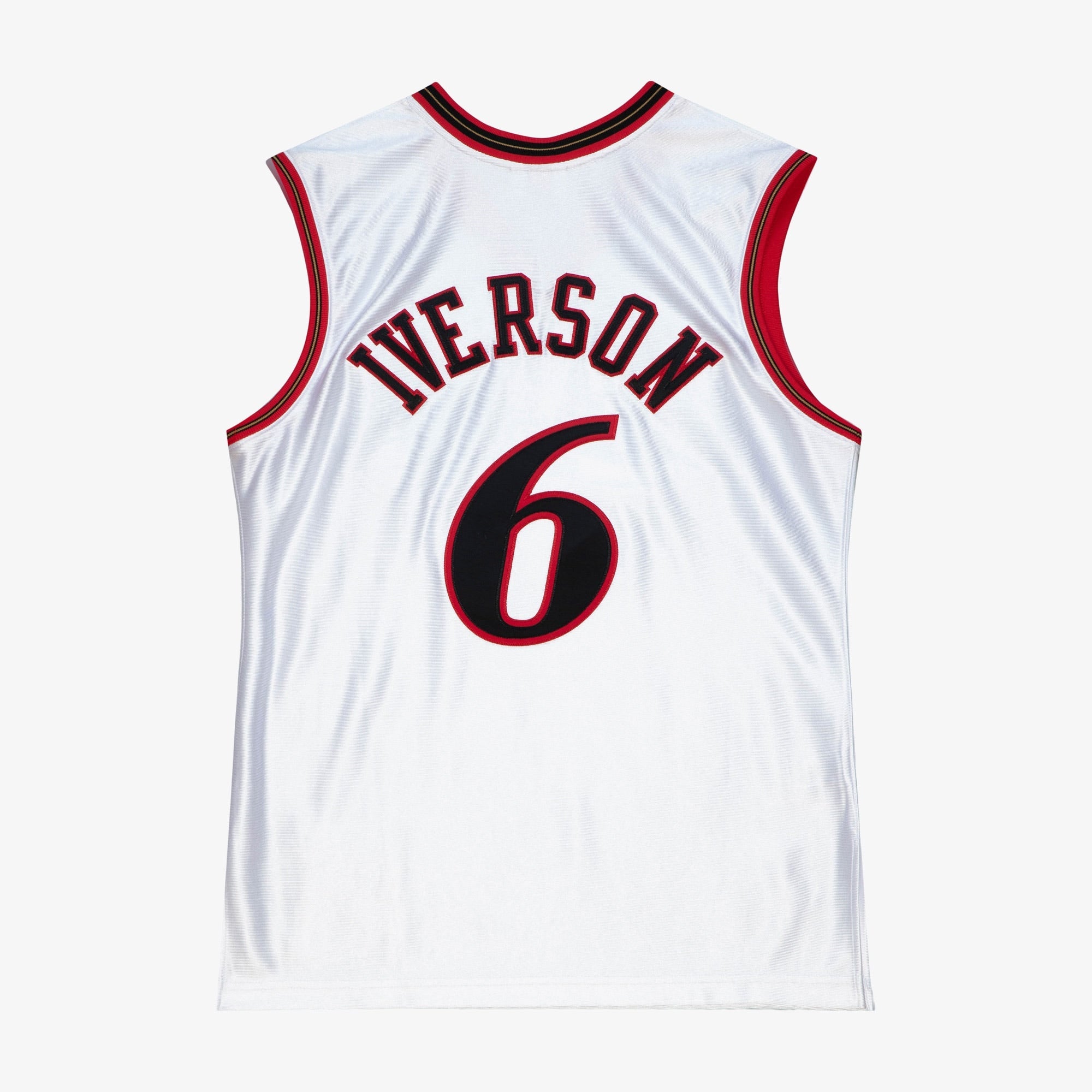 Philadelphia 76ers Mitchell & Ness Allen Iverson 2002 All-Star East Authentic Jersey - White - White - image 4