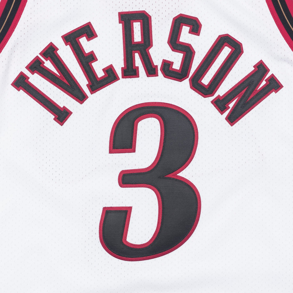 Philadelphia 76ers Mitchell & Ness Allen Iverson 1997 Authentic Jersey - White - White - image 6