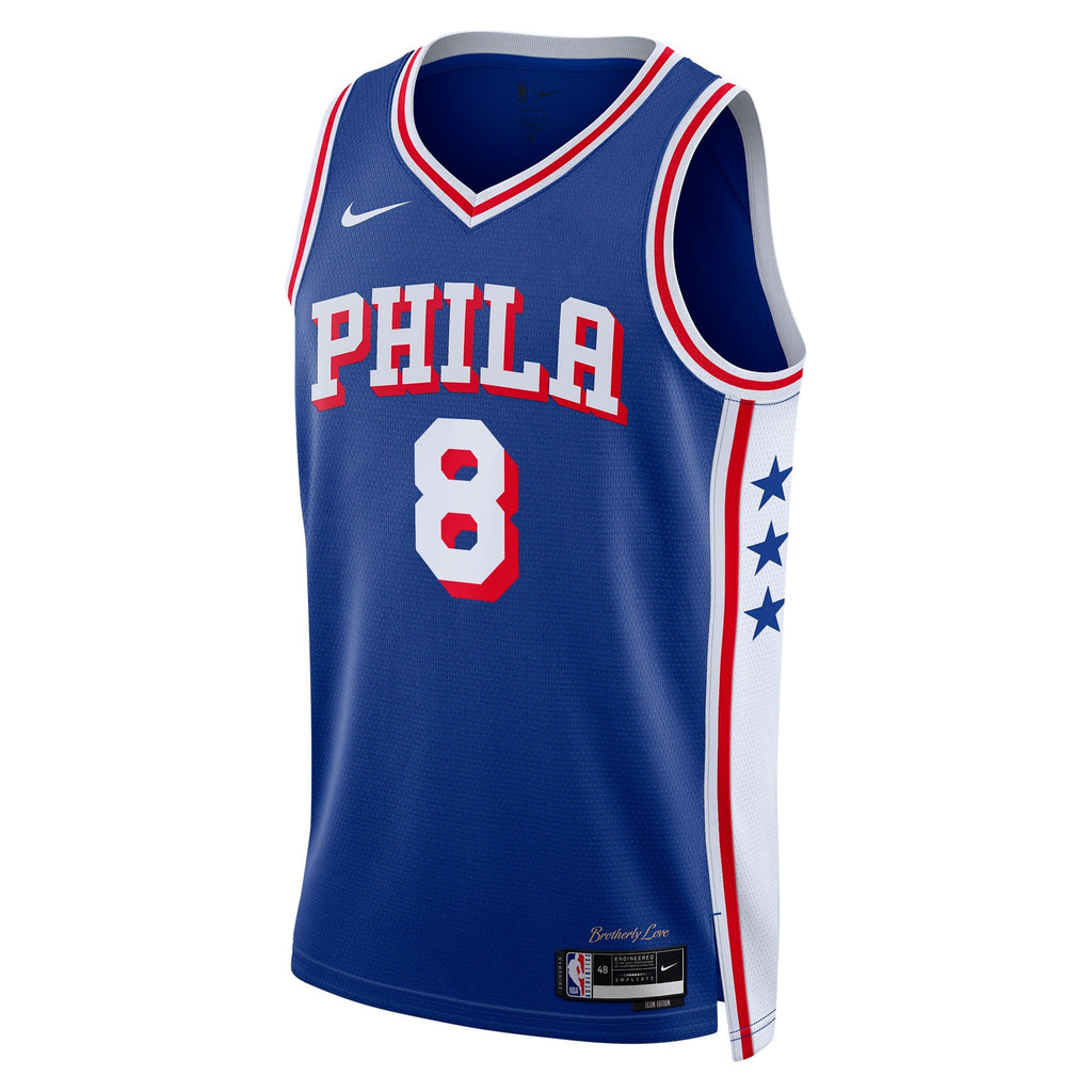 Philadelphia 76ers Nike Icon Edition Swingman Jersey - Royal - Paul George - Unisex - Royal - image 3