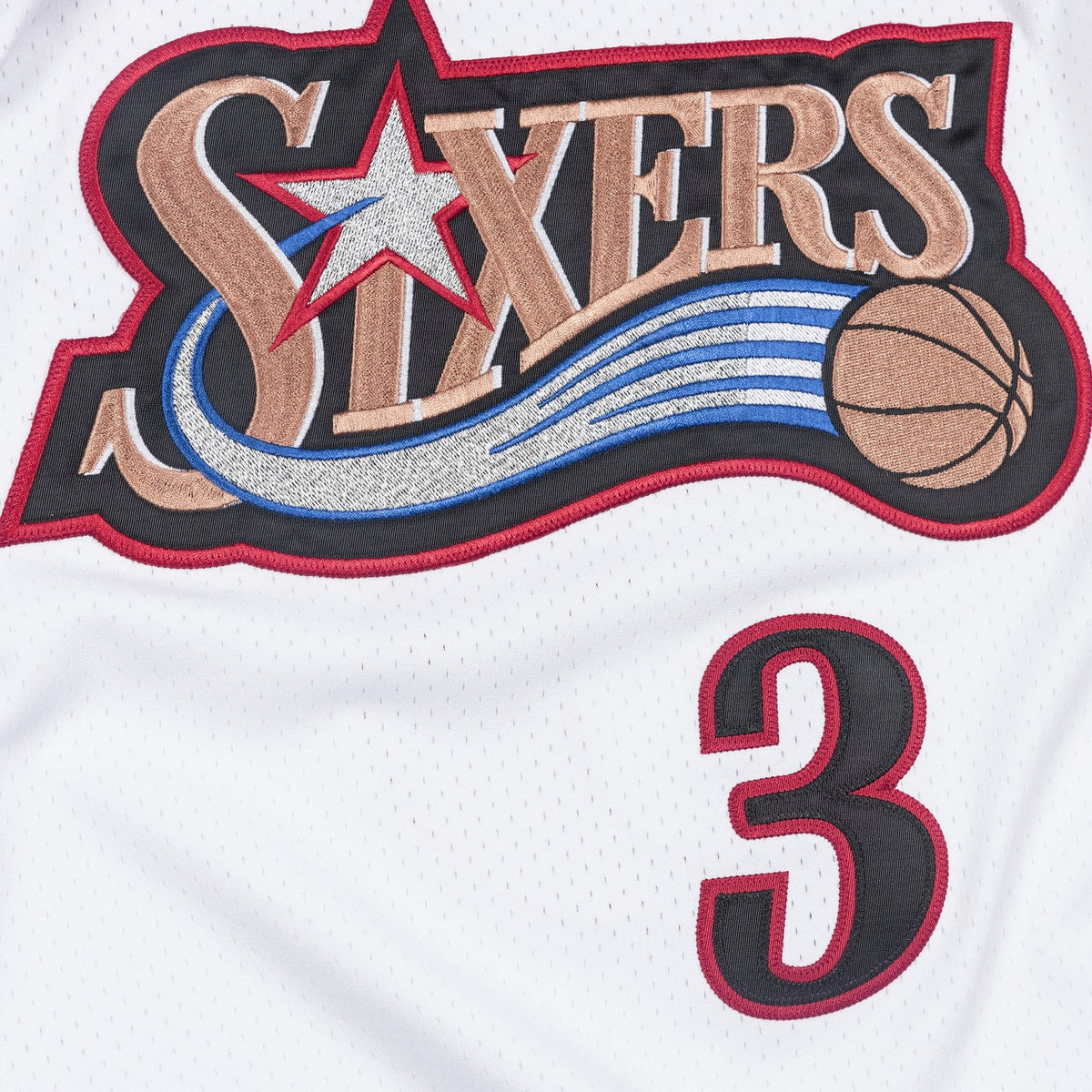 Philadelphia 76ers Mitchell & Ness Allen Iverson 1997 Authentic Jersey - White - White - image 7