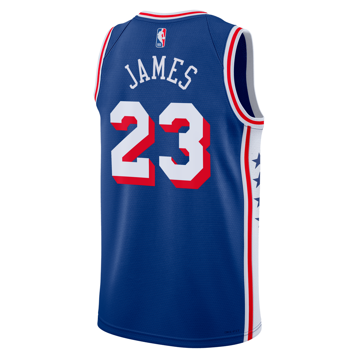 Philadelphia 76ers Nike Icon Edition Swingman Jersey - Royal - Lebron James - Youth - Royal - image 4