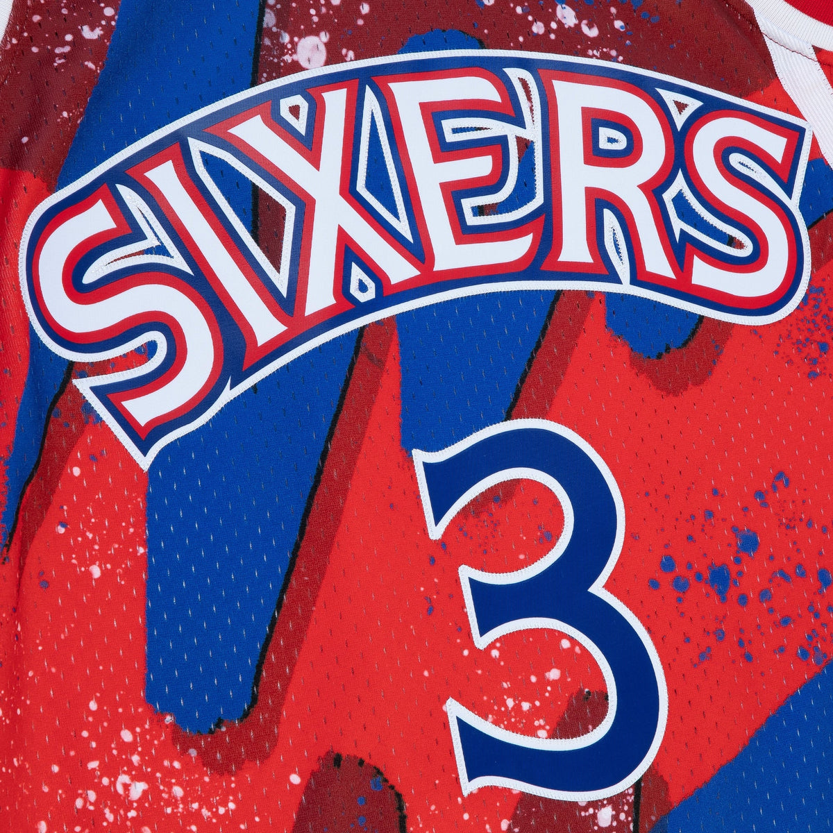 Philadelphia 76ers Mitchell & Ness Allen Iverson 1996 Hyper Hoops Swingman Jersey - Scarlet - Scarlet - image 5