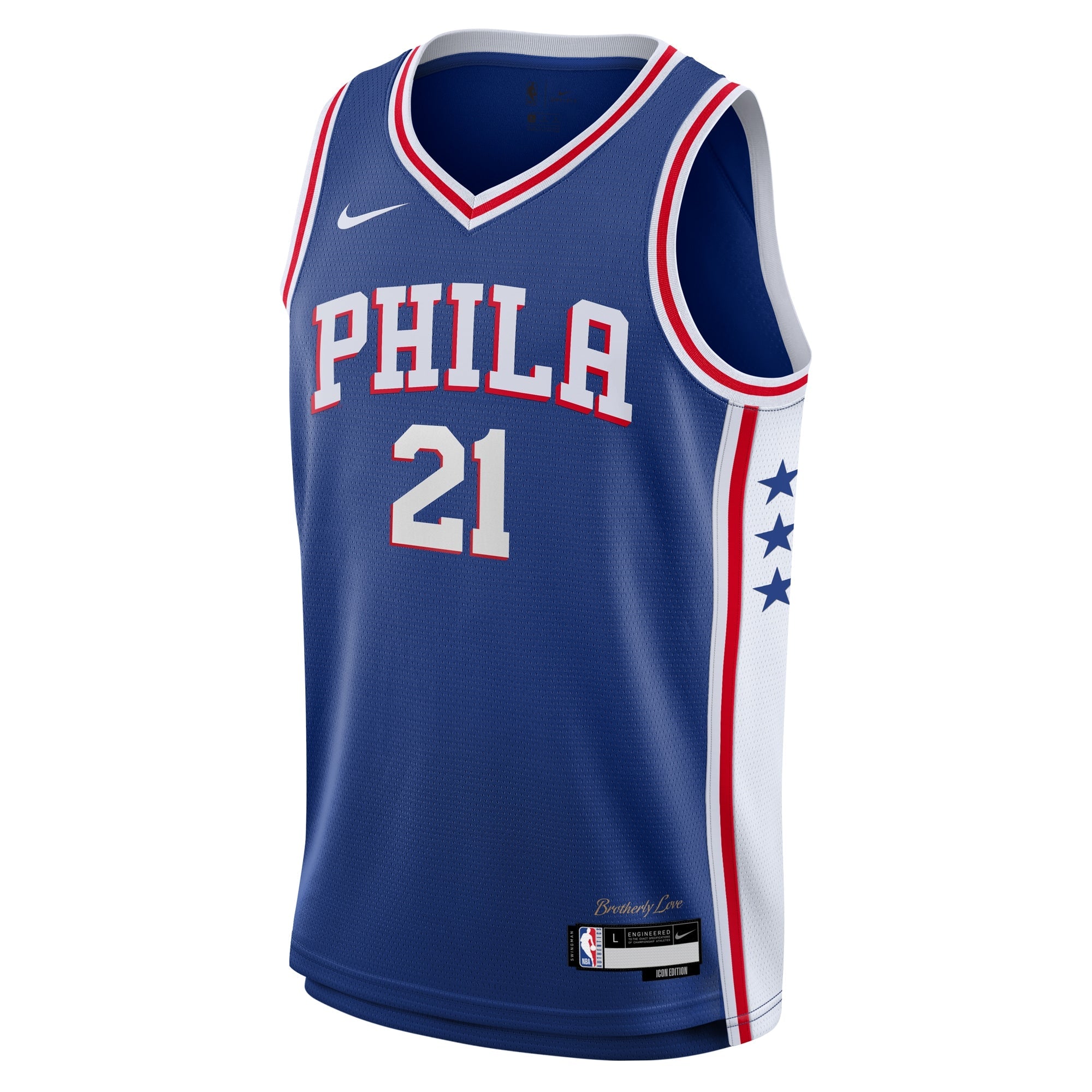 Philadelphia 76ers NBA Icon Swingman Jersey - Joel Embiid - Youth - Team Color - image 3