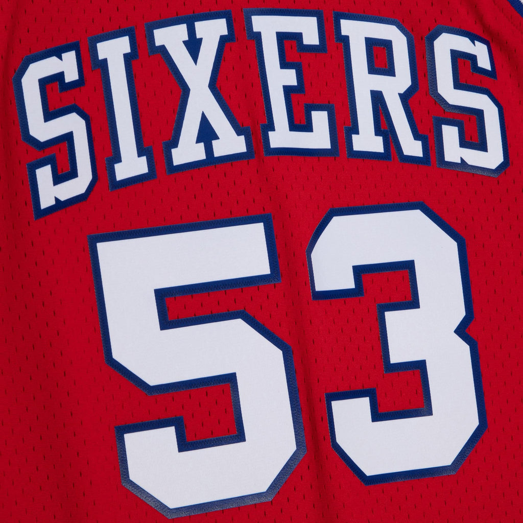 Philadelphia 76ers Mitchell & Ness Darryl Dawkins 1979 Dark Authentic Jersey - University Red - University Red - image 5