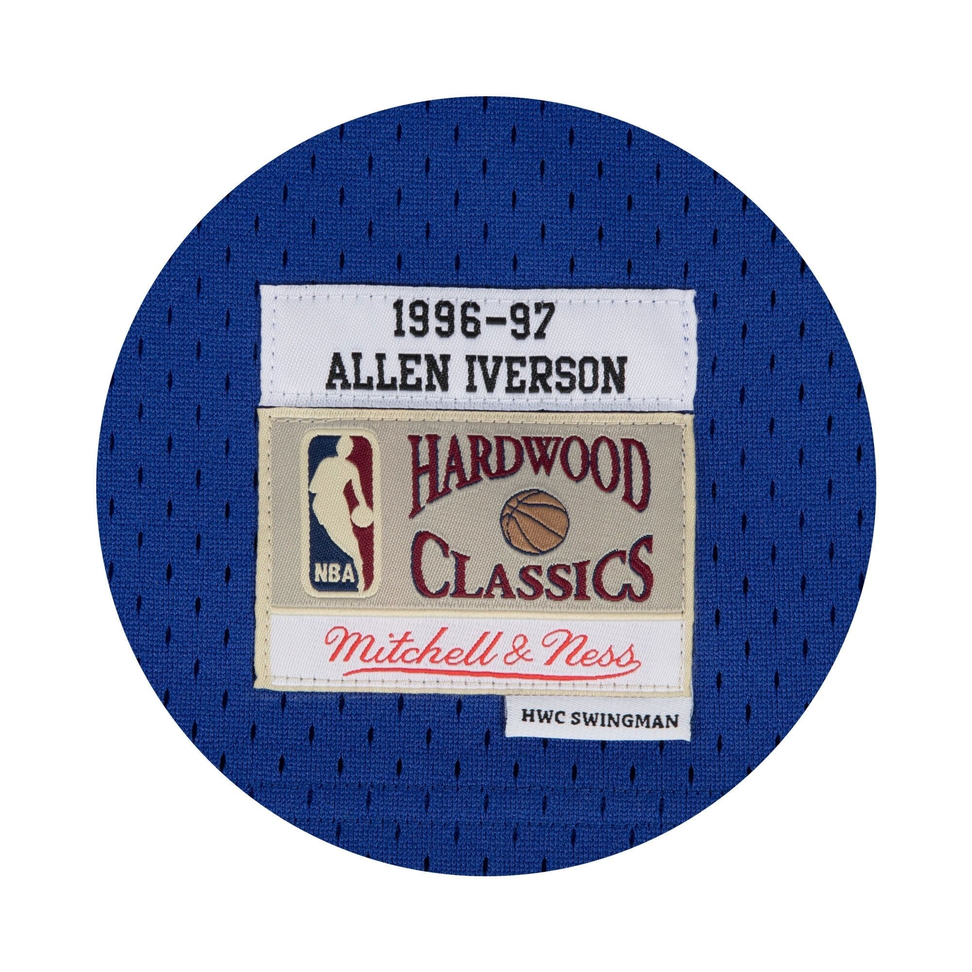 Philadelphia 76ers Allen Iverson 1997 Hardwood Classics Alternate Swingman Jersey by Mitchell & Ness - Blue - Mens - Blue - image 4