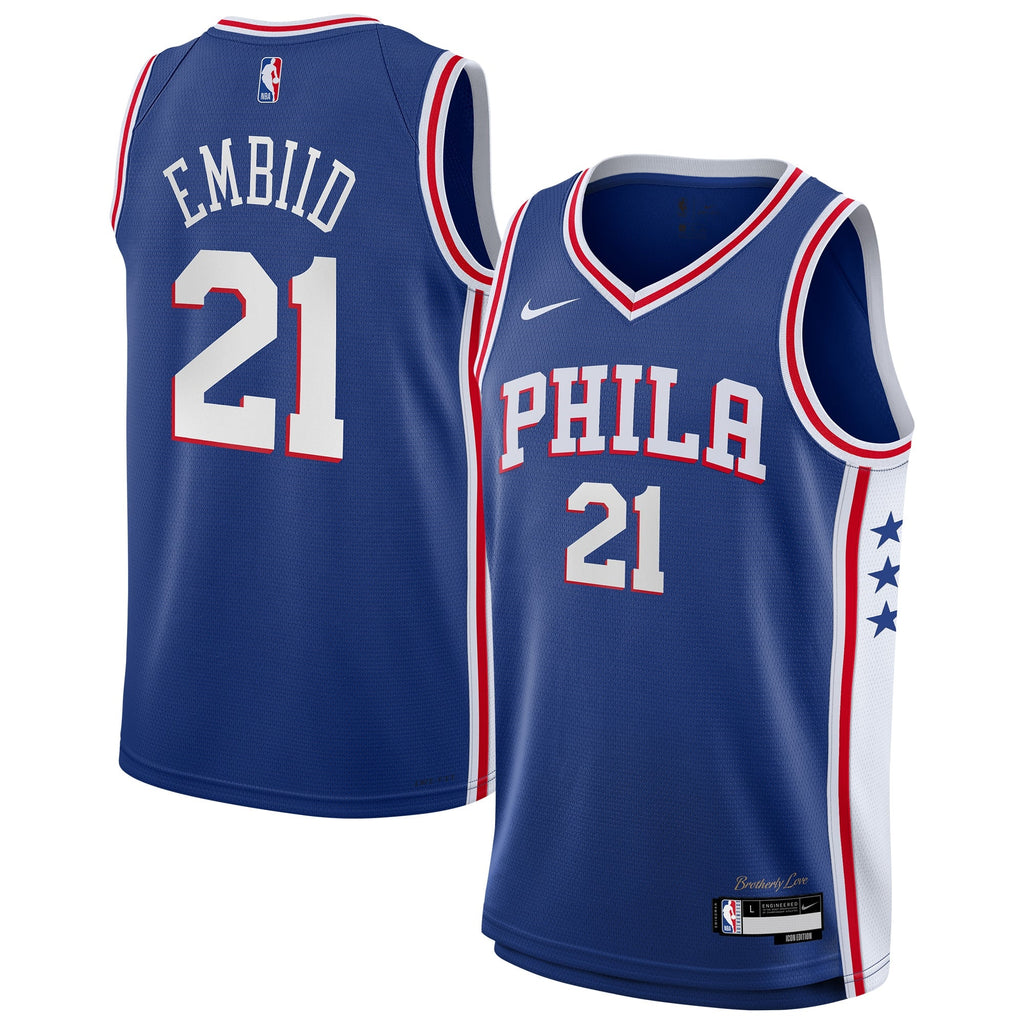 Philadelphia 76ers NBA Icon Swingman Jersey - Joel Embiid - Youth - Team Color - image 1