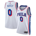 Philadelphia 76ers Nike Association Edition Swingman Jersey - White - Tyrese Maxey - Unisex - White - image 1