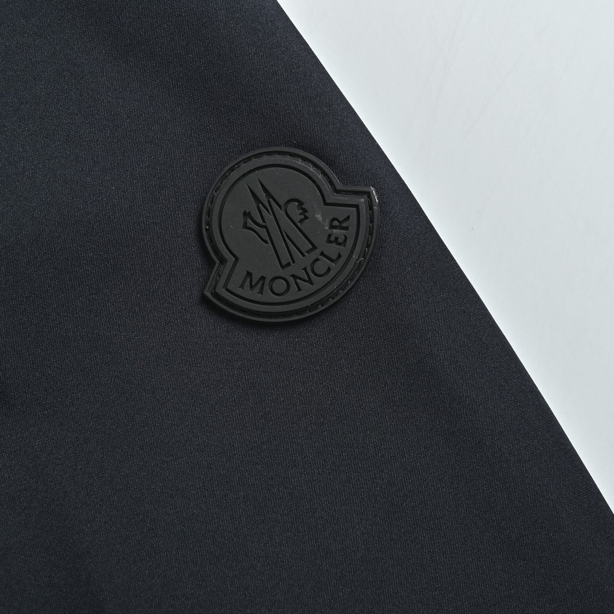 Moncler Sleeve-Patch Zip-Up Hooded Jacket