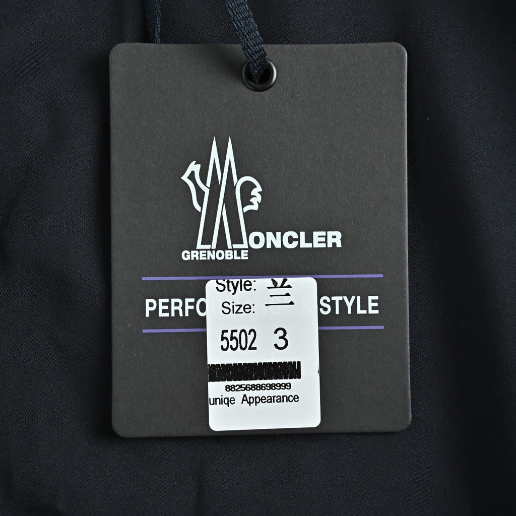 Moncler Sleeve-Patch Zip-Up Hooded Jacket