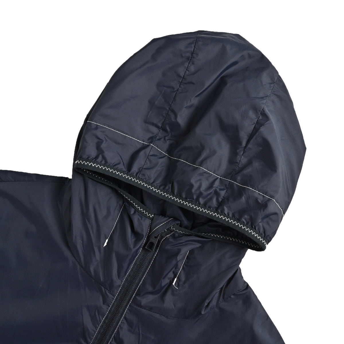 Moncler Logo Contrast-Stitch Hooded Jacket