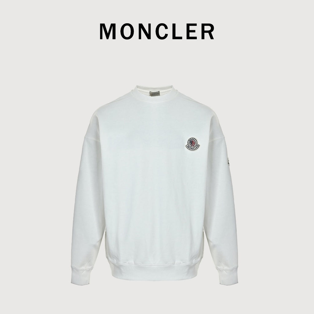 Moncler 26SS Double-Logo Embroidered Crewneck Sweatshirt