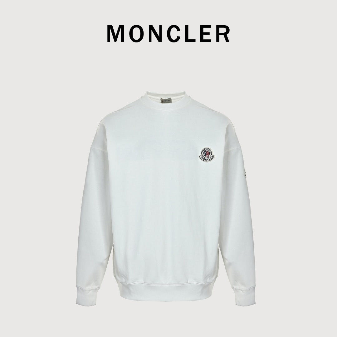 Moncler 26SS Double-Logo Embroidered Crewneck Sweatshirt
