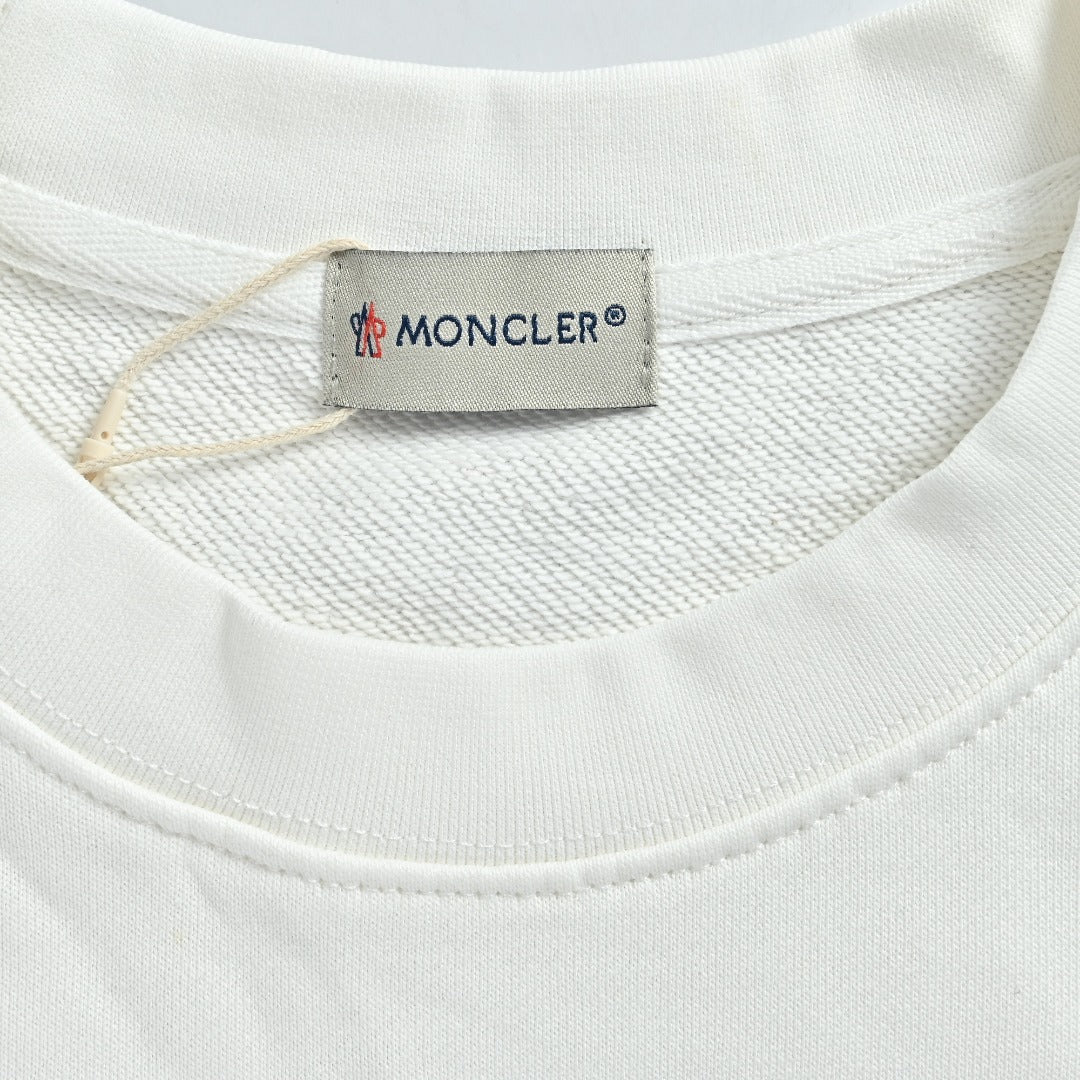 Moncler 26SS Double-Logo Embroidered Crewneck Sweatshirt