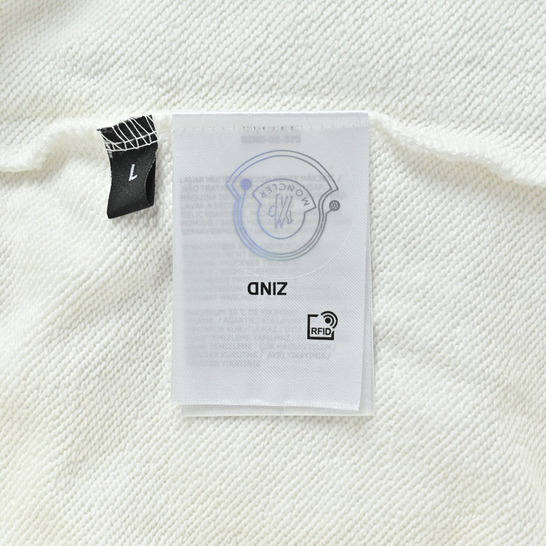Moncler 26SS Double-Logo Embroidered Crewneck Sweatshirt