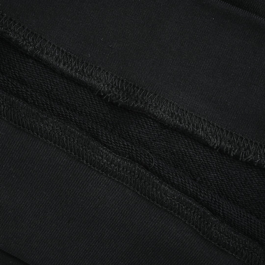 Moncler 26SS Black Double-Logo Embroidered Crewneck Sweatshirt