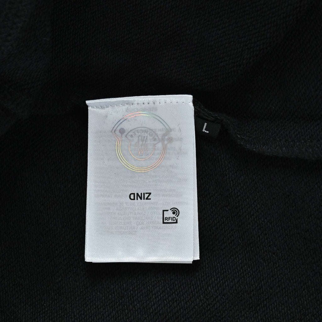 Moncler 26SS Black Double-Logo Embroidered Crewneck Sweatshirt
