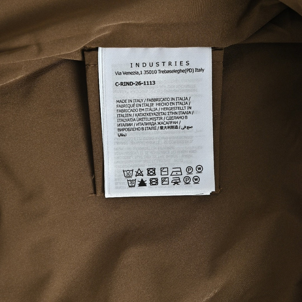 Moncler MC Logo Brown Zip-Pocket Vest with Hidden Hood