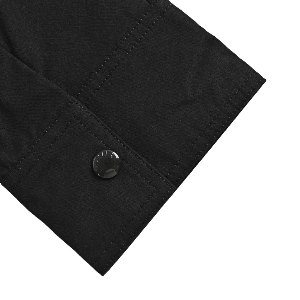 Moncler Black Arm-Logo Utility Zip Jacket