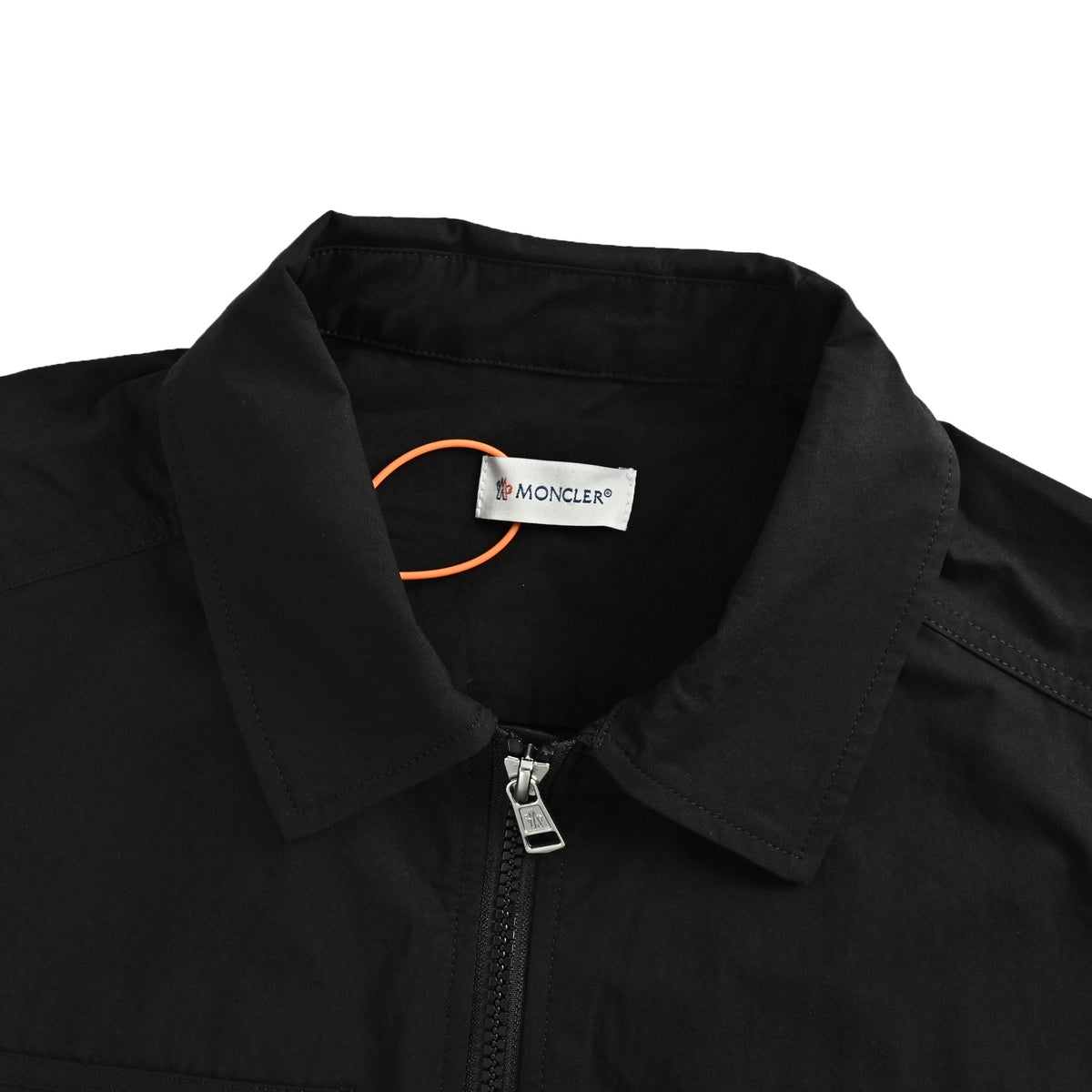 Moncler Black Arm-Logo Utility Zip Jacket