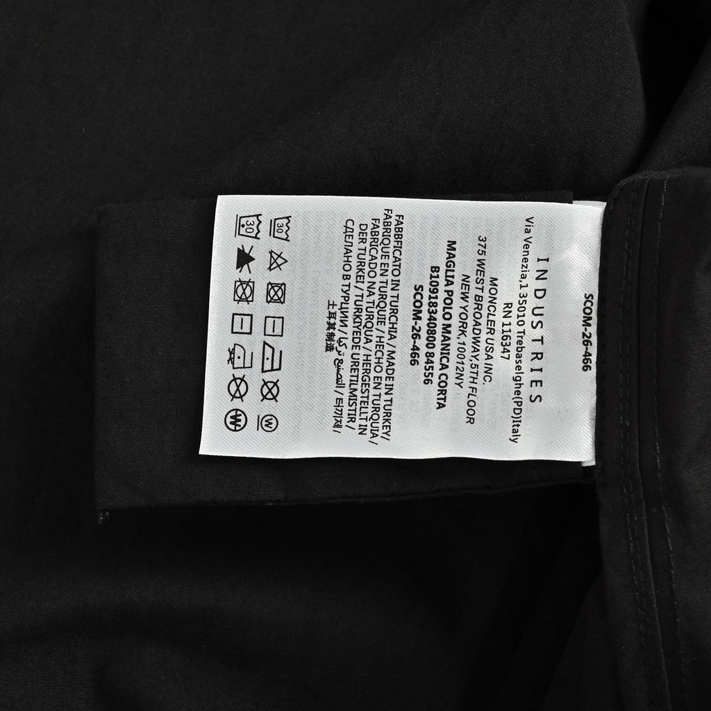 Moncler Black Arm-Logo Utility Zip Jacket