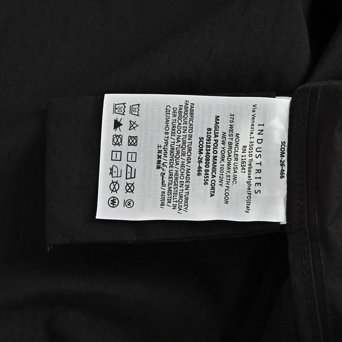 Moncler Black Arm-Logo Utility Zip Jacket