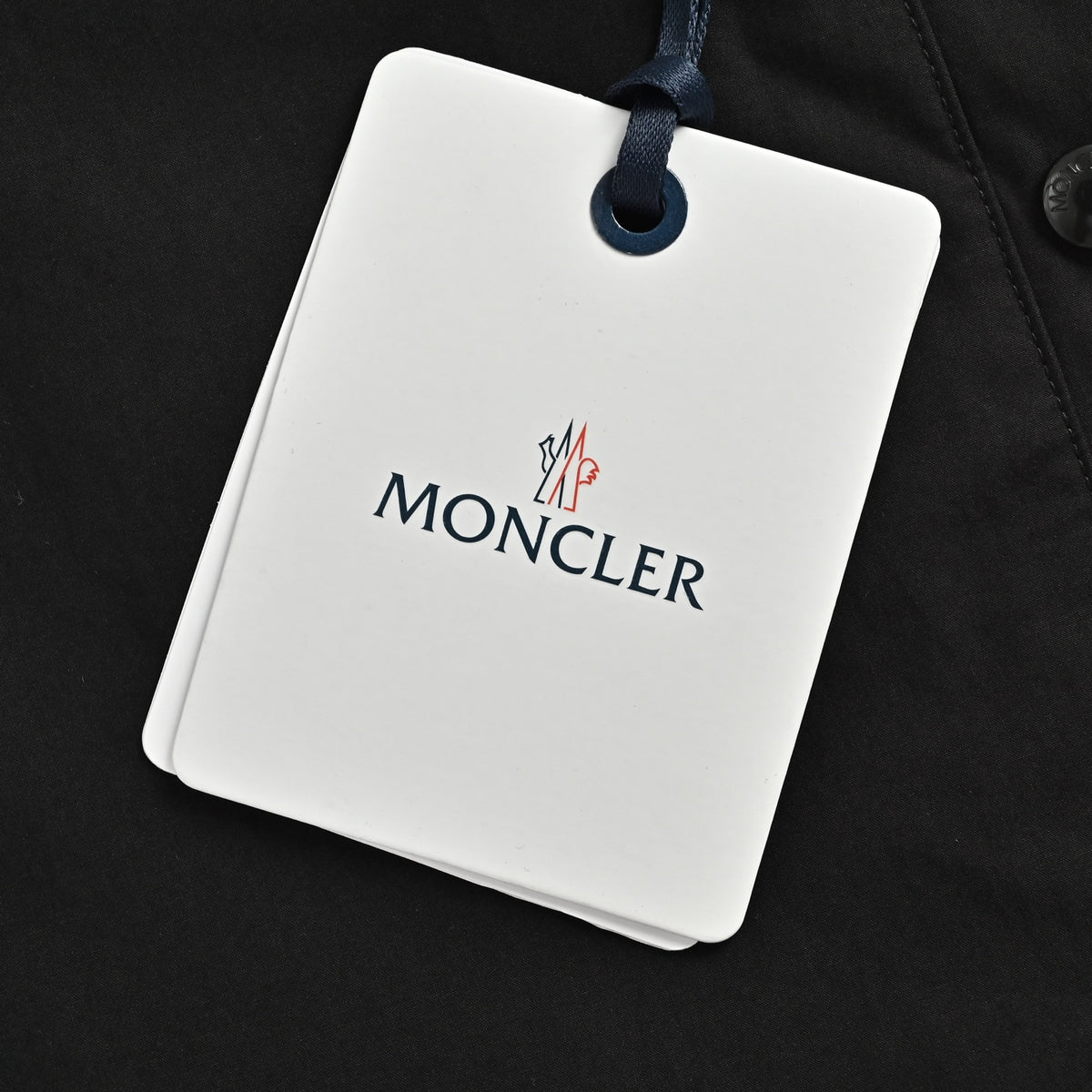 Moncler Black Arm-Logo Utility Zip Jacket