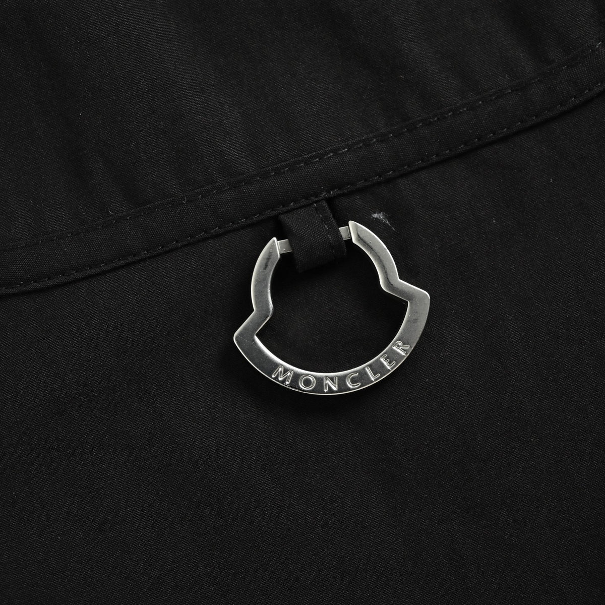 Moncler Black Arm-Logo Utility Zip Jacket