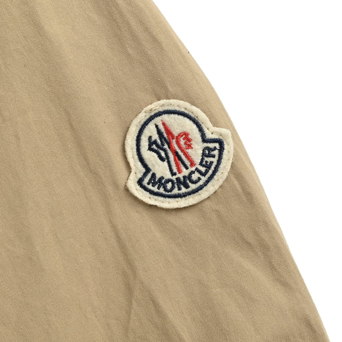 Moncler Khaki Arm-Logo Utility Zip Jacket
