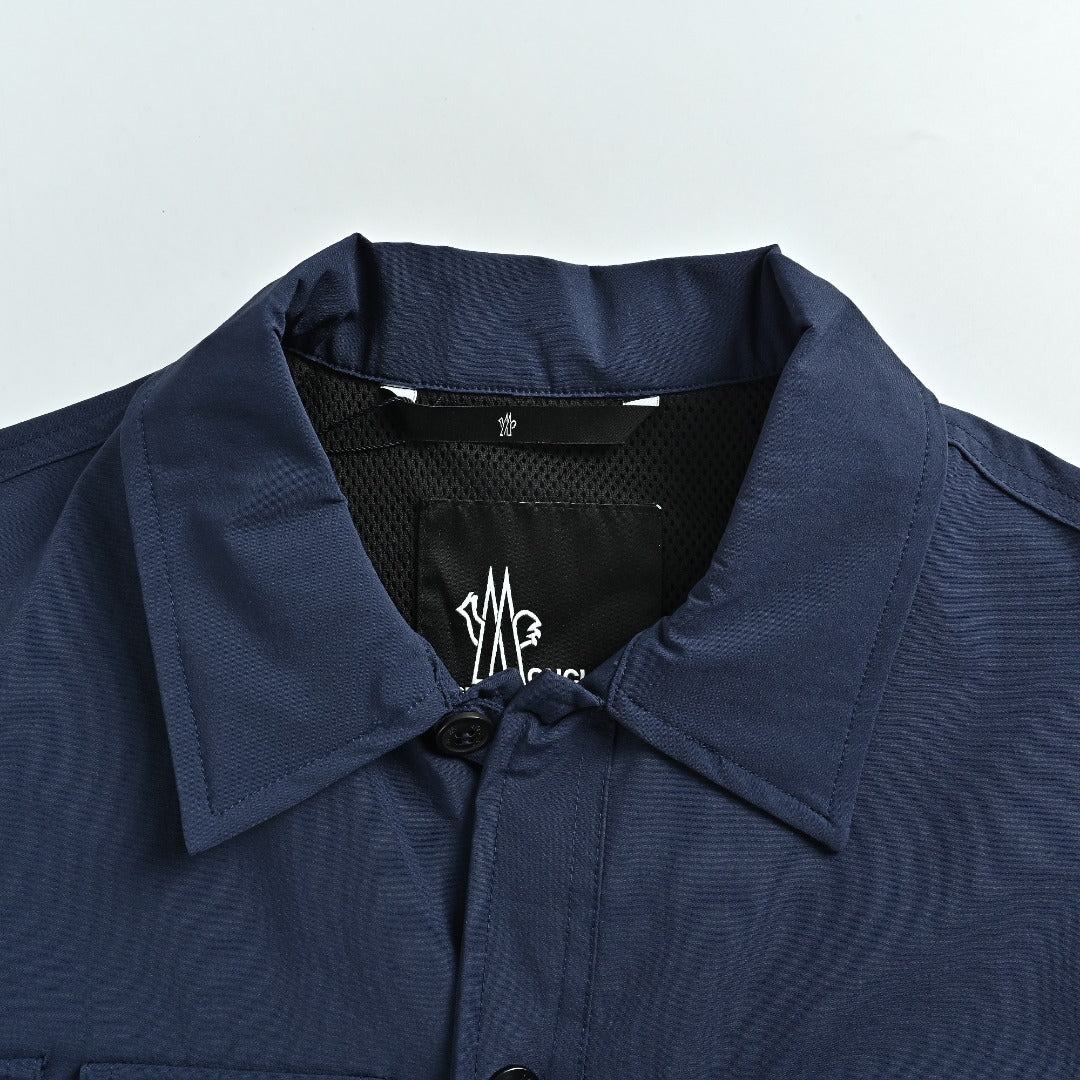 Moncler Grenoble Navy Detachable Utility Jacket