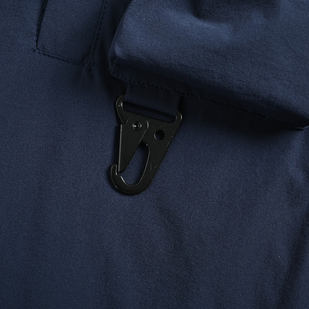 Moncler Grenoble Navy Detachable Utility Jacket