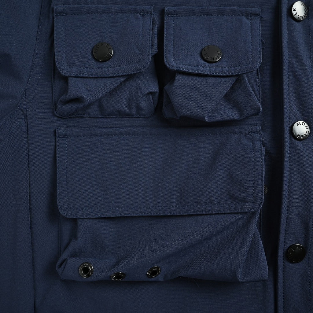 Moncler Grenoble Navy Detachable Utility Jacket